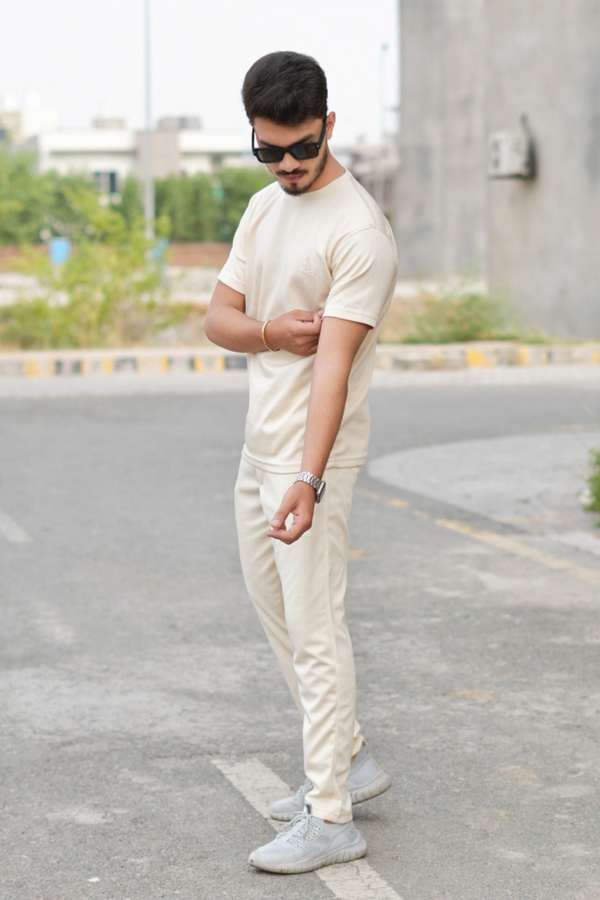 Stelvo Elite Waffle Tracksuit – Classic Off-White